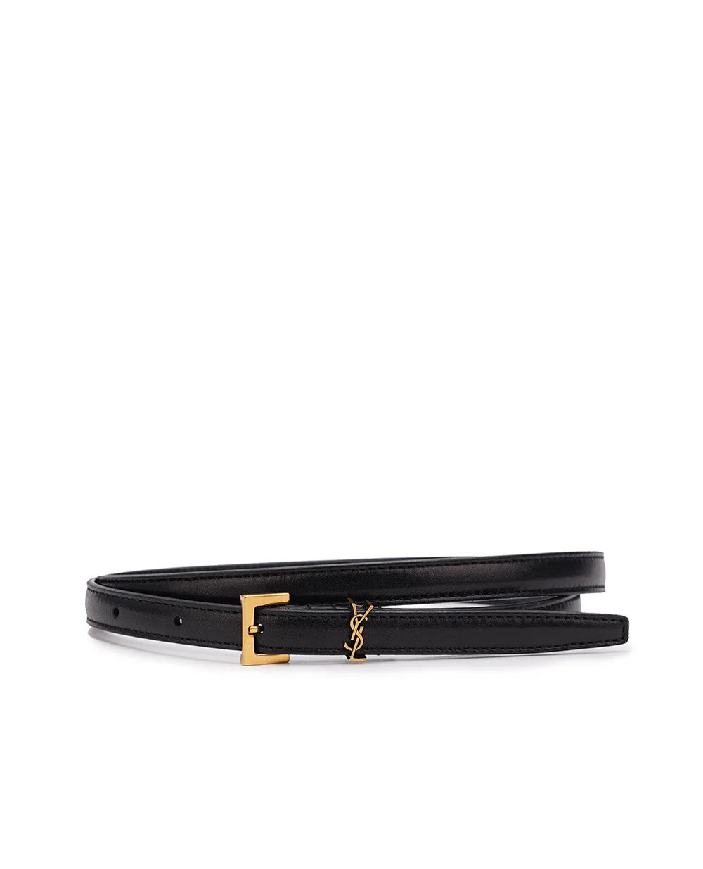 Ремень Saint Laurent 788426-1HZ0W, черный цвет • Купить в интернет-магазине Kameron
