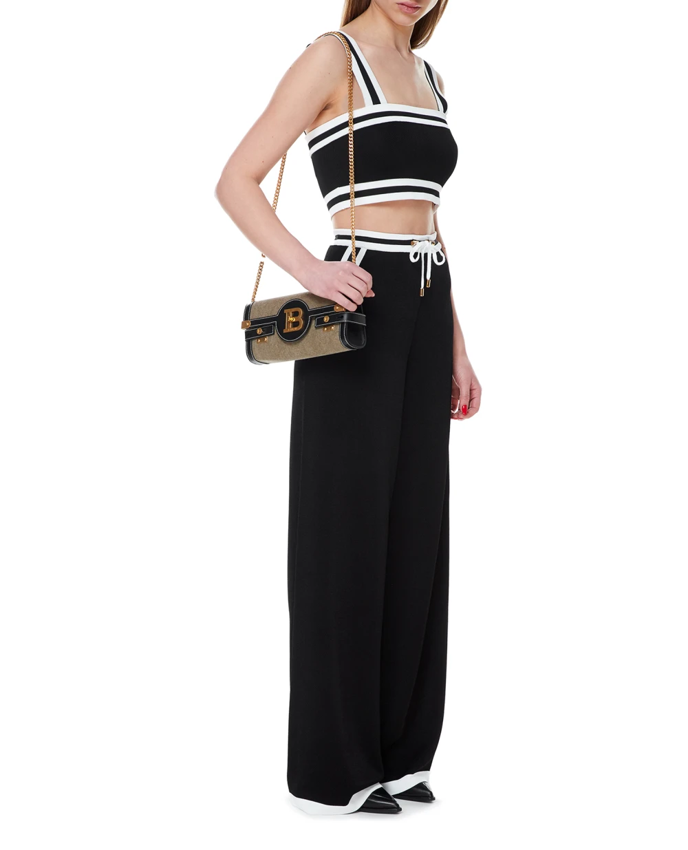 Сумка  B-Buzz Pouch 23 Balmain AN1LE596TCLB, оливковый цвет • Купить в интернет-магазине Kameron