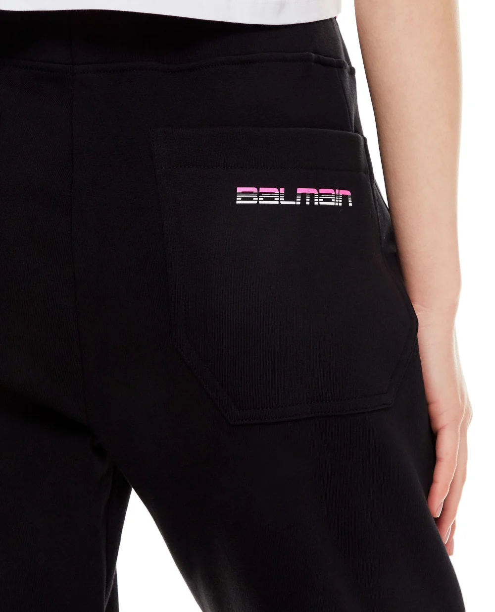 Спортивные брюки Balmain WF2OB000B100, черный цвет • Купить в интернет-магазине Kameron