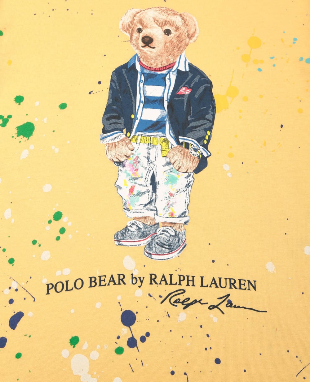 Детская футболка Polo Ralph Lauren Kids 323858891002, желтый цвет • Купить в интернет-магазине Kameron