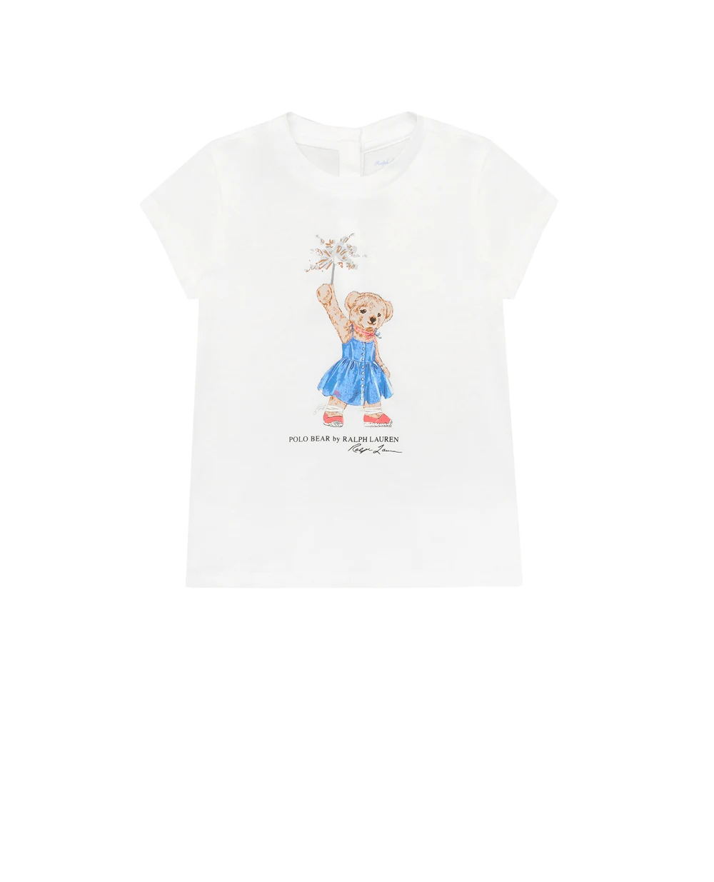 Детская футболка Polo Bear Polo Ralph Lauren Kids 311790444001, белый цвет • Купить в интернет-магазине Kameron