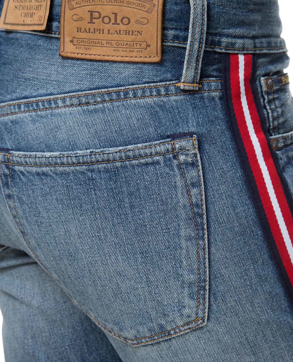 Джинсы Varick Polo Ralph Lauren 710745783001, голубой цвет • Купить в интернет-магазине Kameron