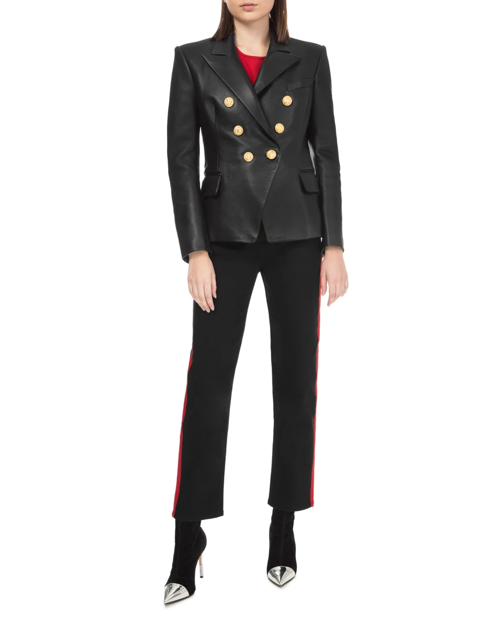 Брюки Balmain 145481-124K, черный цвет • Купить в интернет-магазине Kameron