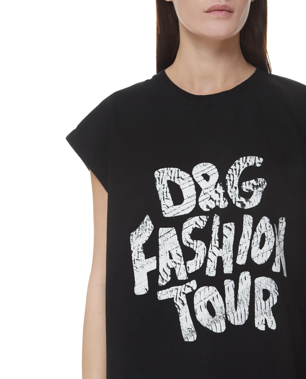 Футболка Dolce&Gabbana F8N82T-G7BET, черный цвет • Купить в интернет-магазине Kameron