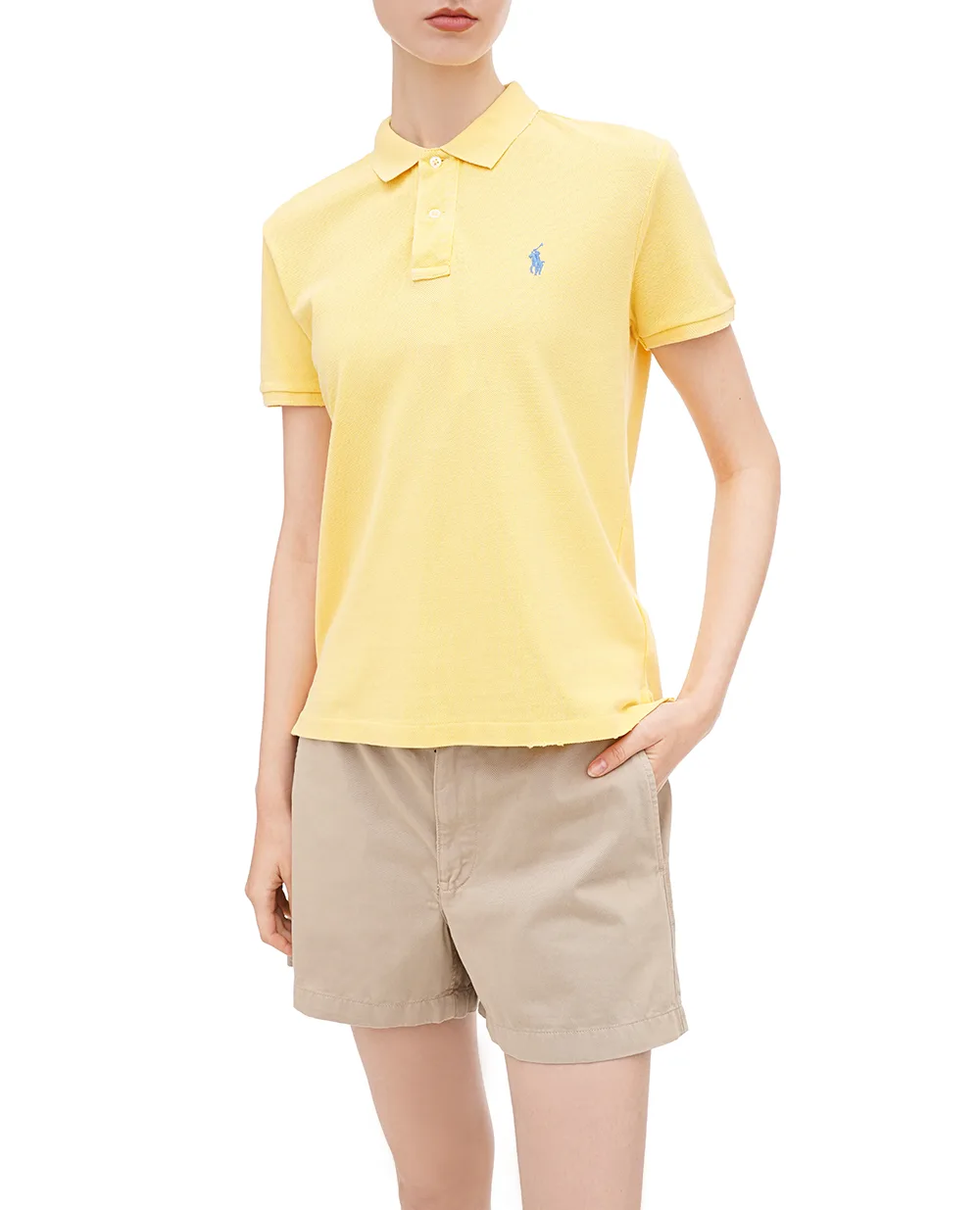 Поло Polo Ralph Lauren 211935587002, желтый цвет • Купить в интернет-магазине Kameron