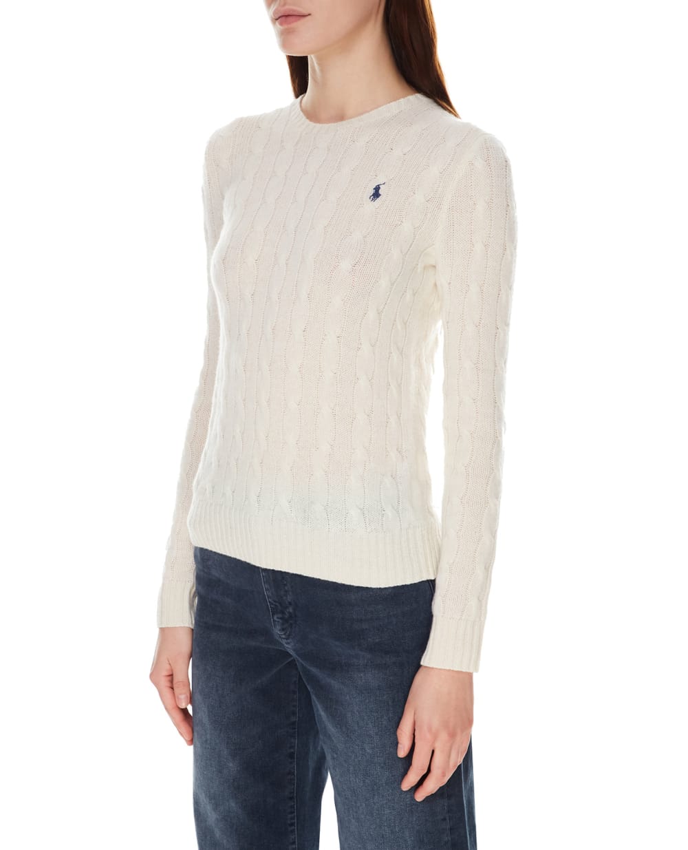 Шерстяной джемпер Polo Ralph Lauren 211525764003, белый цвет • Купить в интернет-магазине Kameron