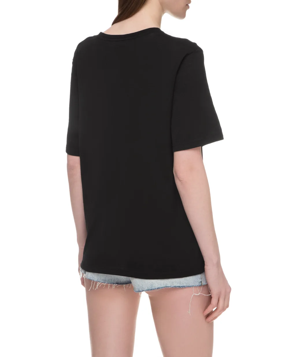 Футболка Saint Laurent 596572-YBOF2, черный цвет • Купить в интернет-магазине Kameron