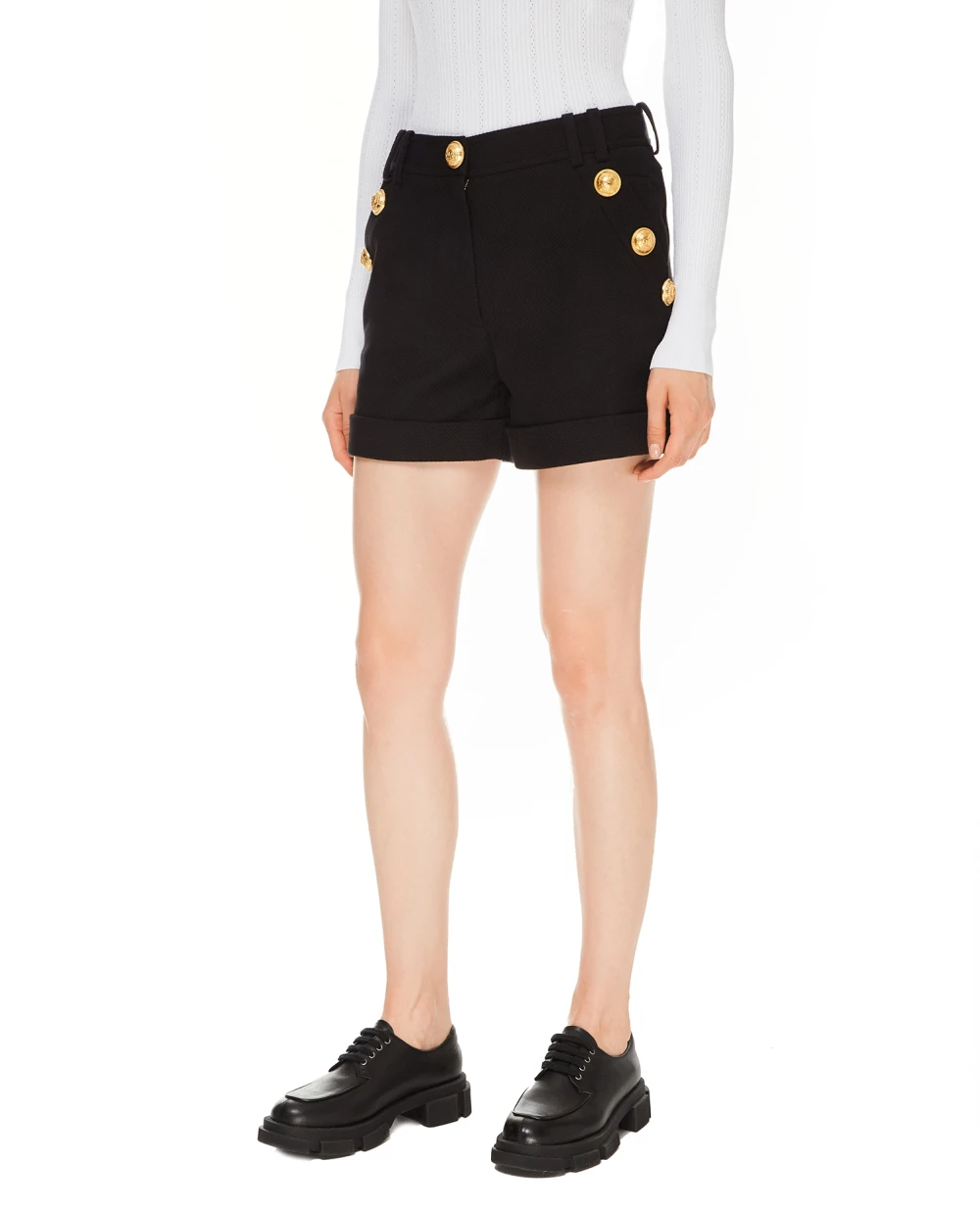 Шорты Balmain WF1PA005C208, черный цвет • Купить в интернет-магазине Kameron