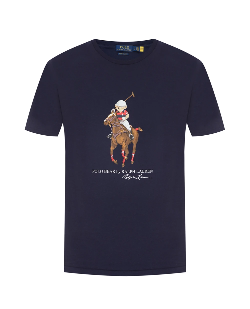 Футболка Polo Ralph Lauren 710853310002, синий цвет • Купить в интернет-магазине Kameron