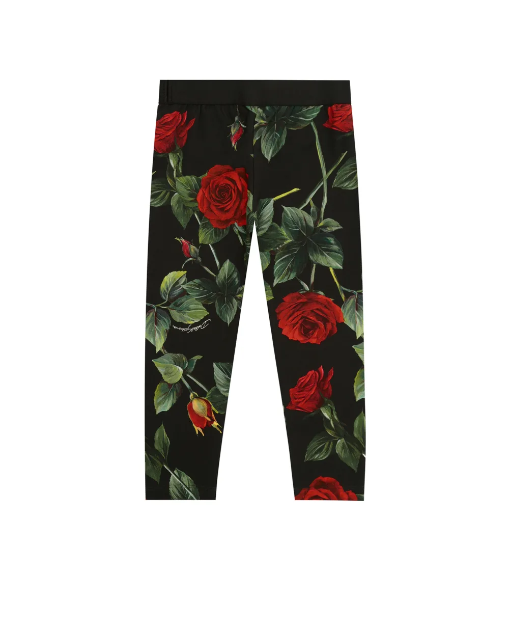 Леггинсы Dolce&Gabbana Kids L5JP3J-FSGYF-S, черный цвет • Купить в интернет-магазине Kameron