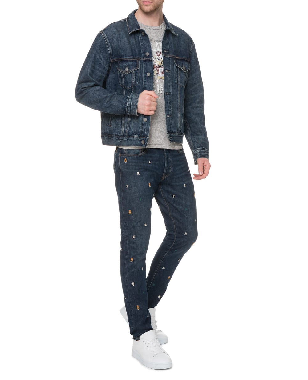 Джинсова куртка Polo Ralph Lauren 710673235001, синій колір • Купити в інтернет-магазині Kameron