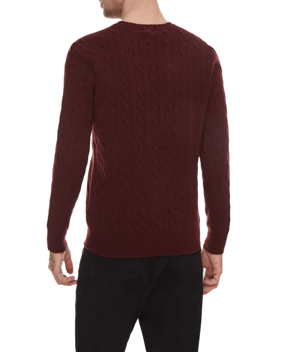 Шерстяной джемпер Polo Ralph Lauren 710719546022, бордовый цвет • Купить в интернет-магазине Kameron