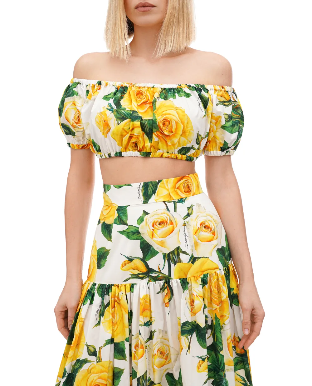 Топ Dolce&Gabbana F755RT-HS5NK, жовтий колір • Купити в інтернет-магазині Kameron