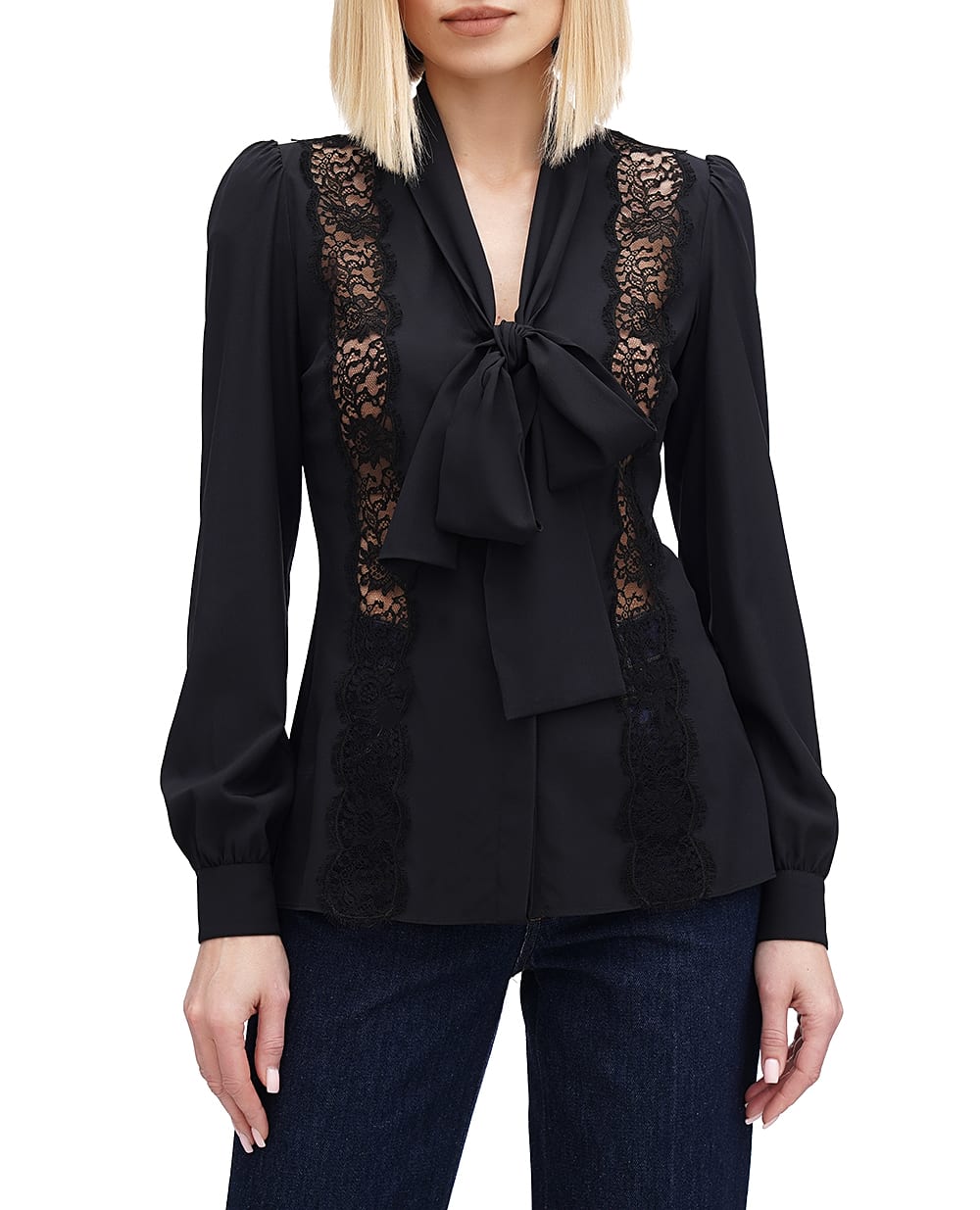 Блуза Dolce&Gabbana F5R31T-FUABS, черный цвет • Купить в интернет-магазине Kameron