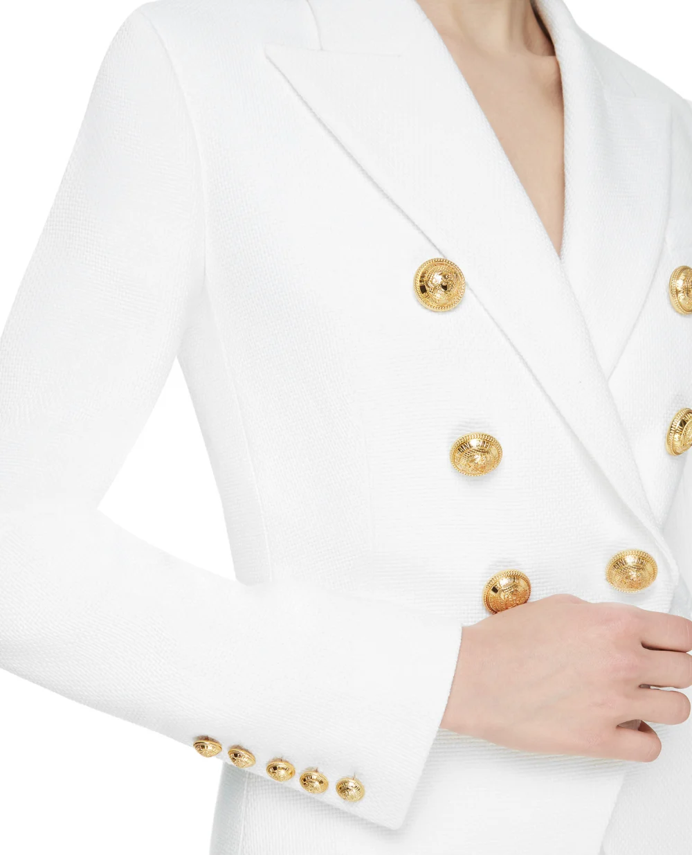 Жакет Balmain VF17110C208, белый цвет • Купить в интернет-магазине Kameron