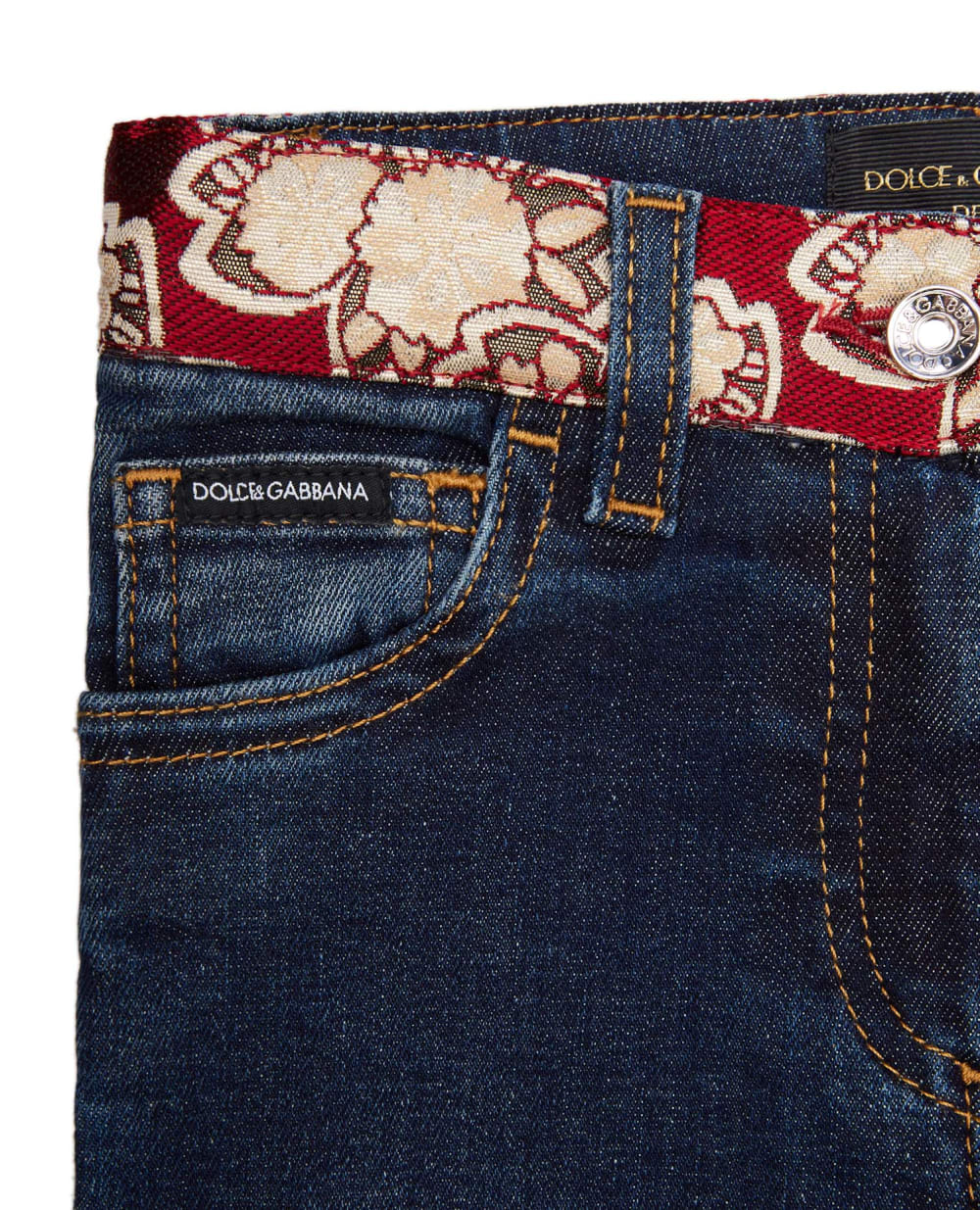 Детские джинсы Dolce&Gabbana Kids L22F22-G7YPT, синий цвет • Купить в интернет-магазине Kameron