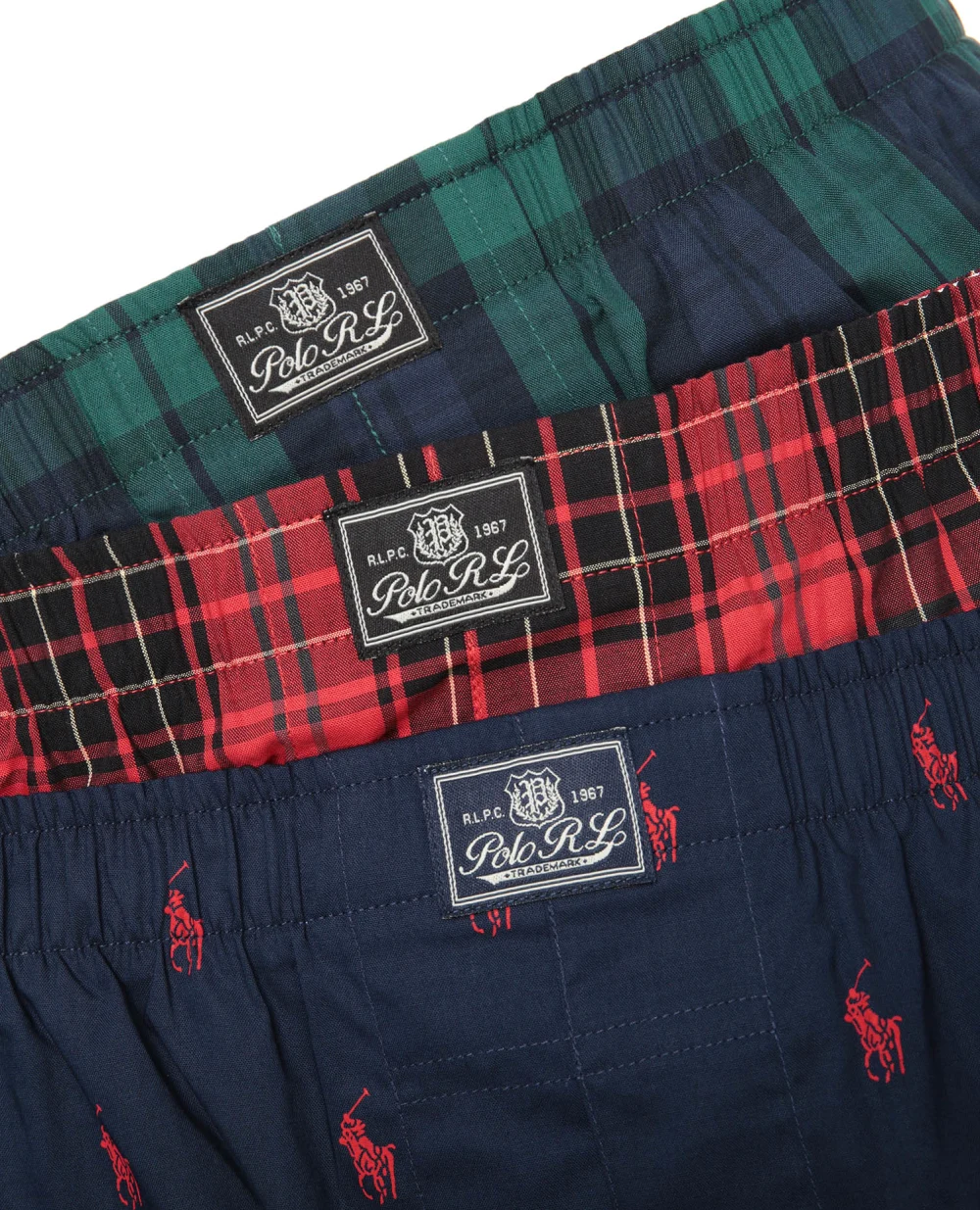 Боксеры (3 шт) Polo Ralph Lauren 714784458009, разноцветный цвет • Купить в интернет-магазине Kameron