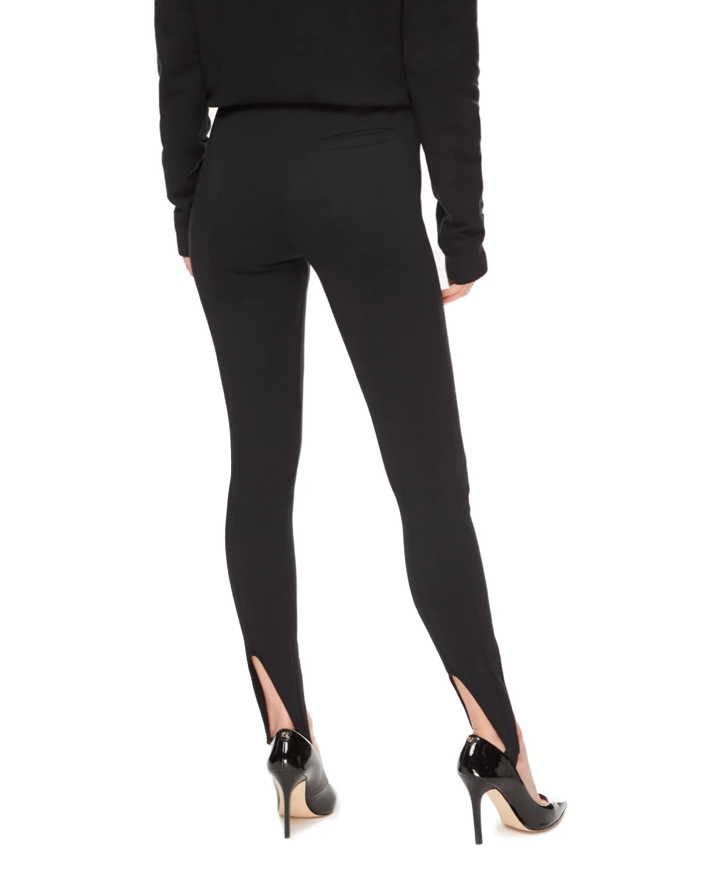 Леггинсы Jersey Saint Laurent 704675-Y36XW, черный цвет • Купить в интернет-магазине Kameron