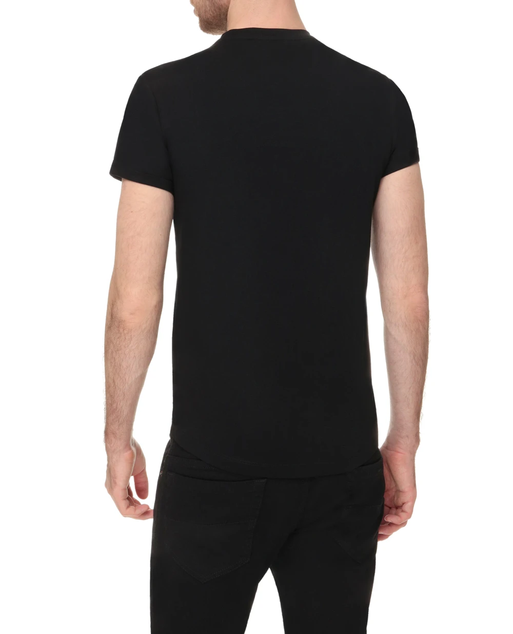 Футболка Balmain VH1EF010B030, черный цвет • Купить в интернет-магазине Kameron