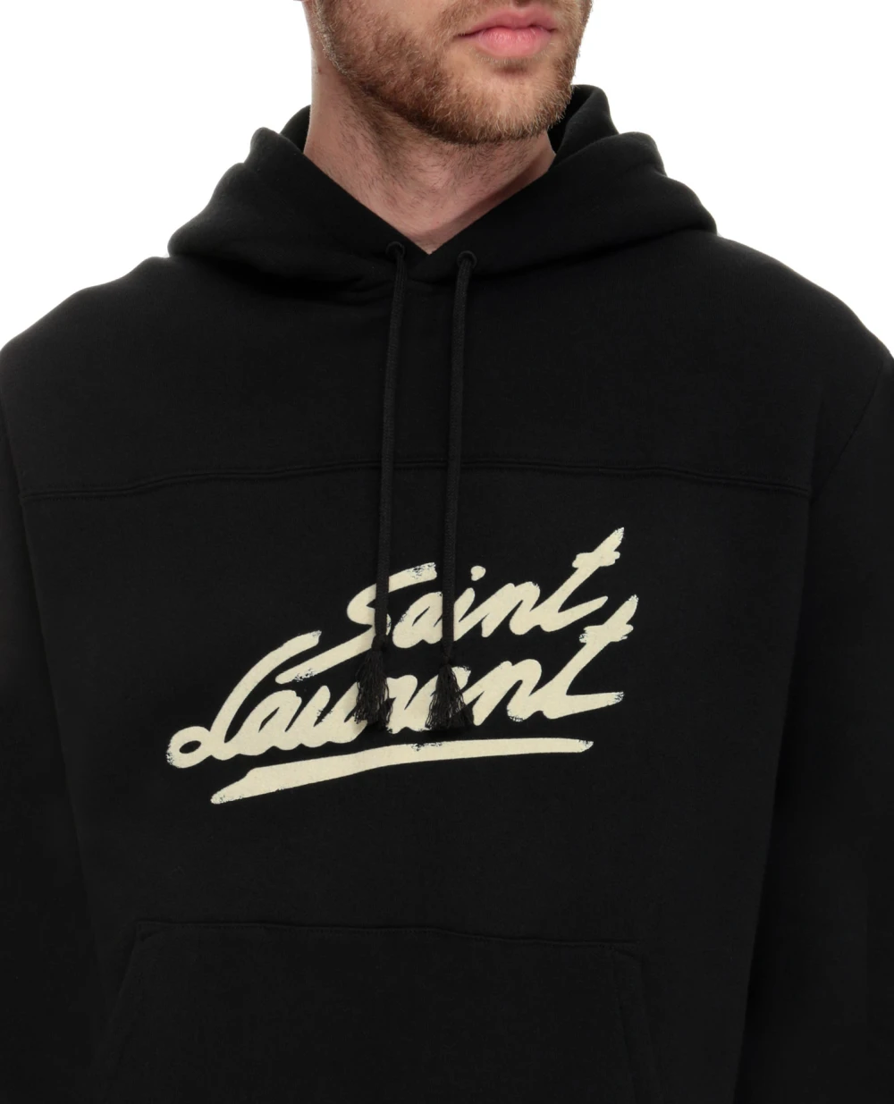 Худи Saint Laurent 631086-YBVB2-, черный цвет • Купить в интернет-магазине Kameron