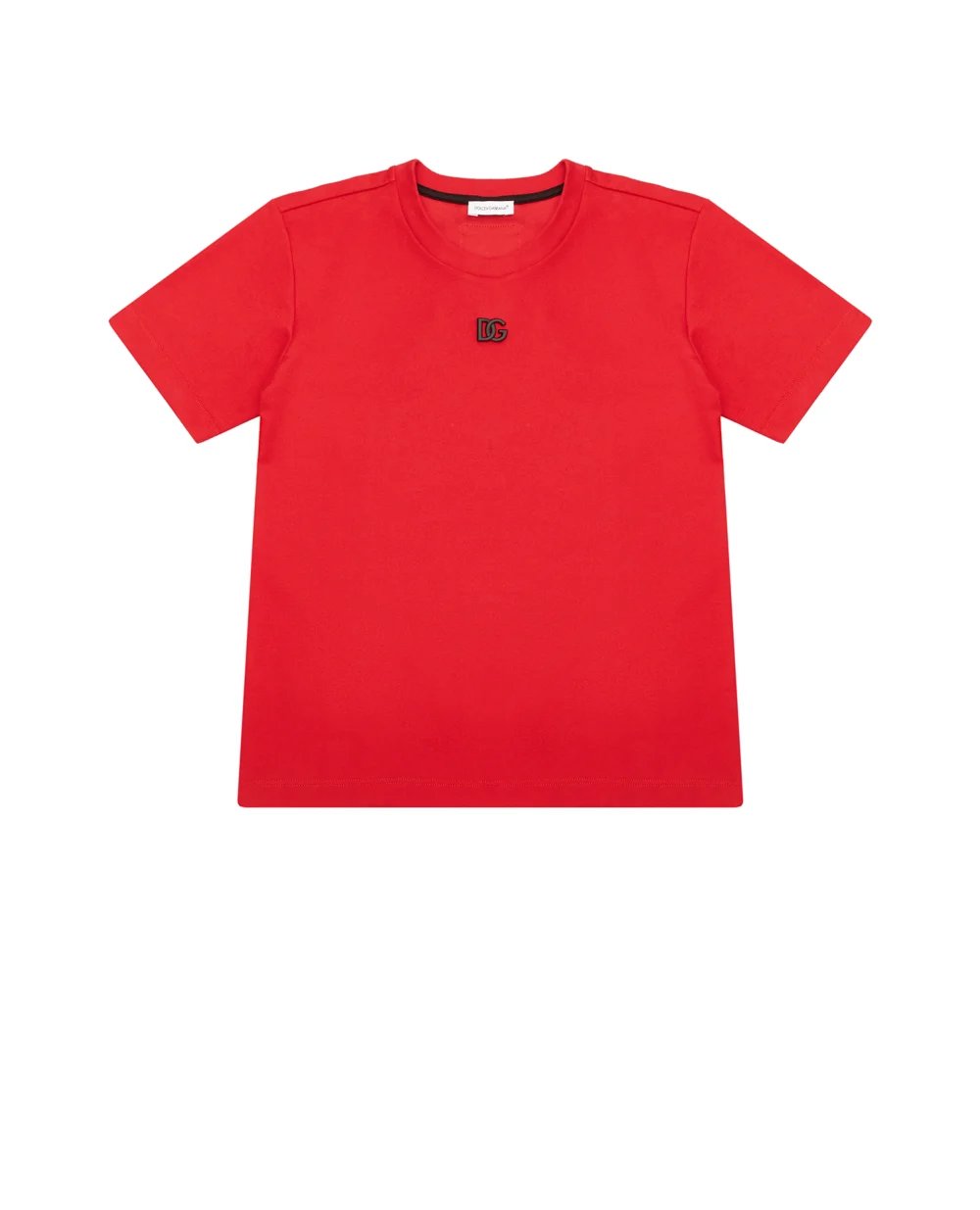 Детская футболка Dolce&Gabbana Kids L4JTDM-G7BUG-S, красный цвет • Купить в интернет-магазине Kameron