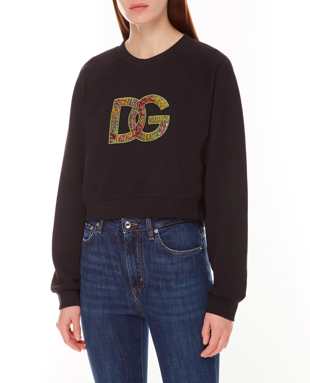 Свитшот Dolce&Gabbana F9M55Z-G7B7S, черный цвет • Купить в интернет-магазине Kameron