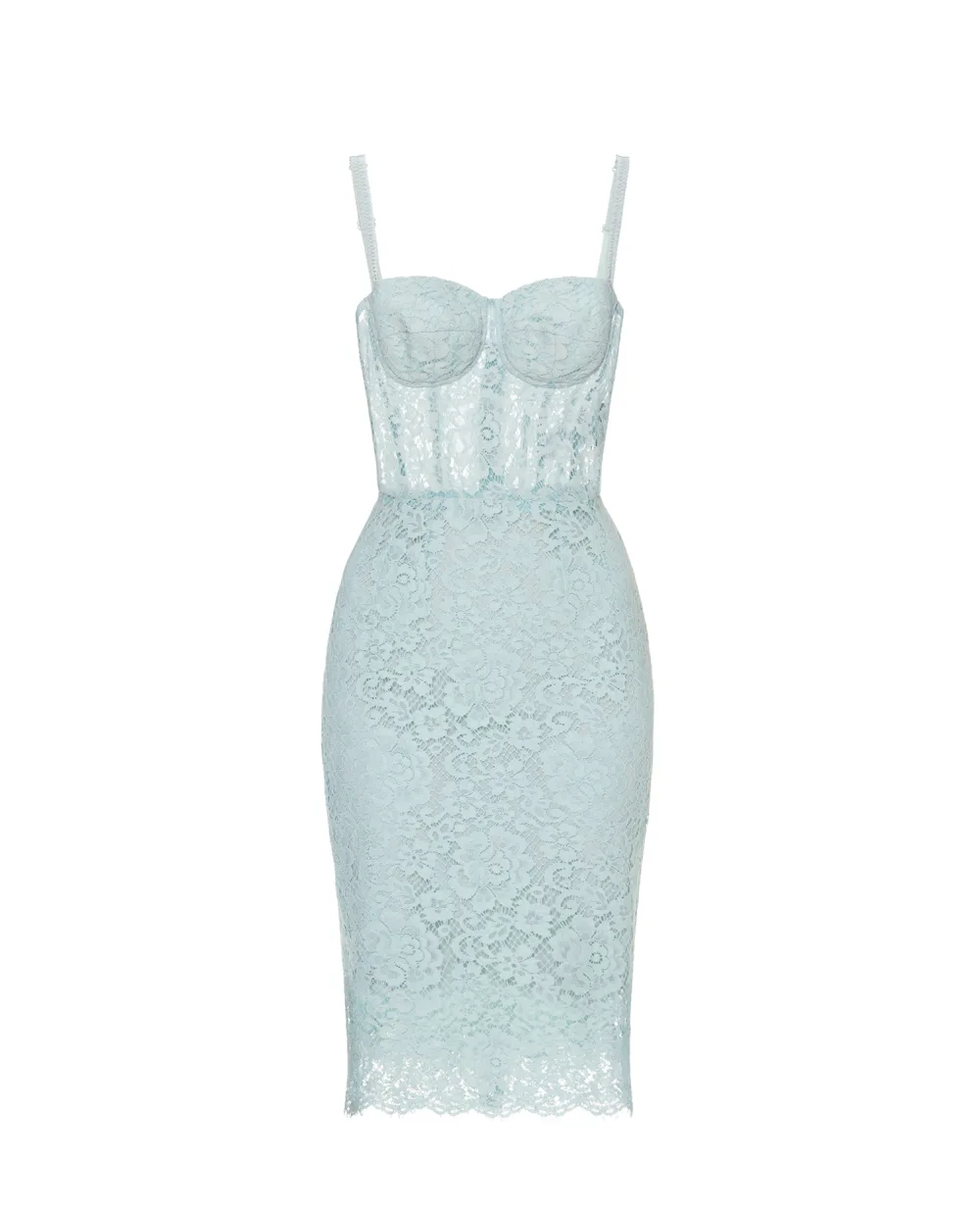 Платье Dolce&Gabbana F6I6NT-HLMEA, мятный цвет • Купить в интернет-магазине Kameron