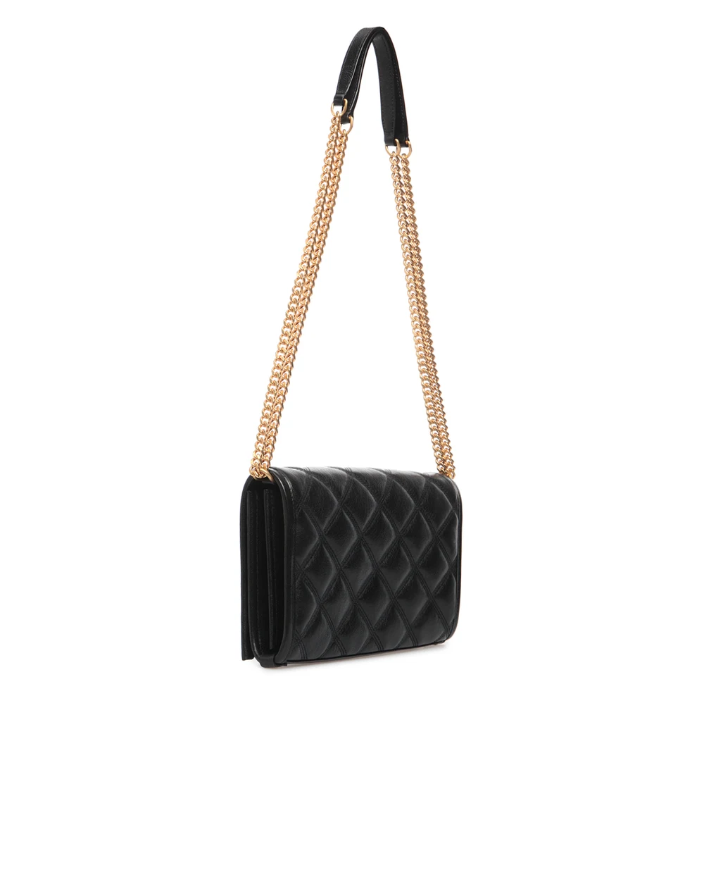 Кожаная сумка Becky Saint Laurent 585031-1D319-, черный цвет • Купить в интернет-магазине Kameron