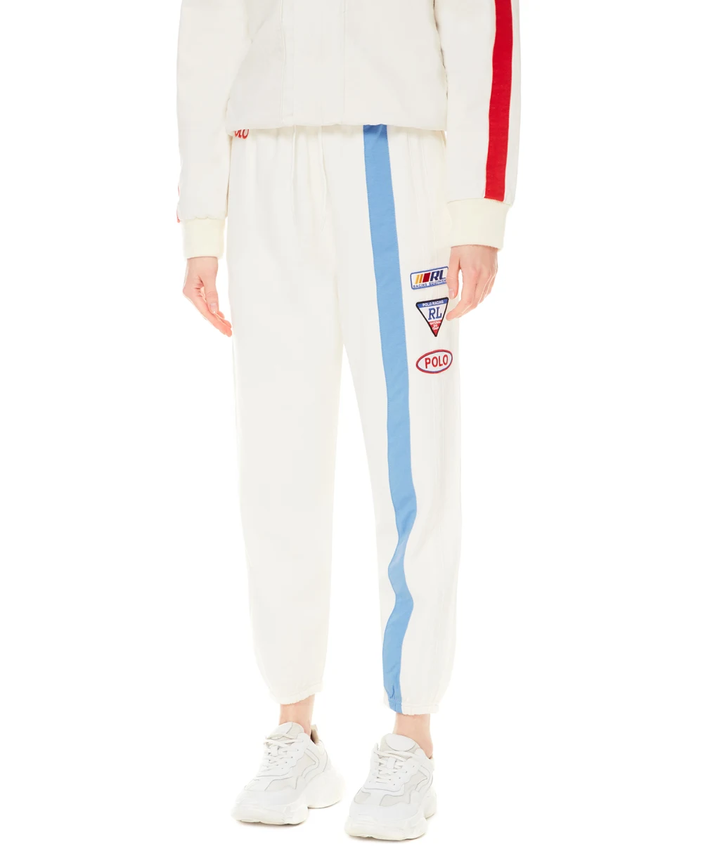 Спортивные брюки Polo Ralph Lauren 211846890001, белый цвет • Купить в интернет-магазине Kameron