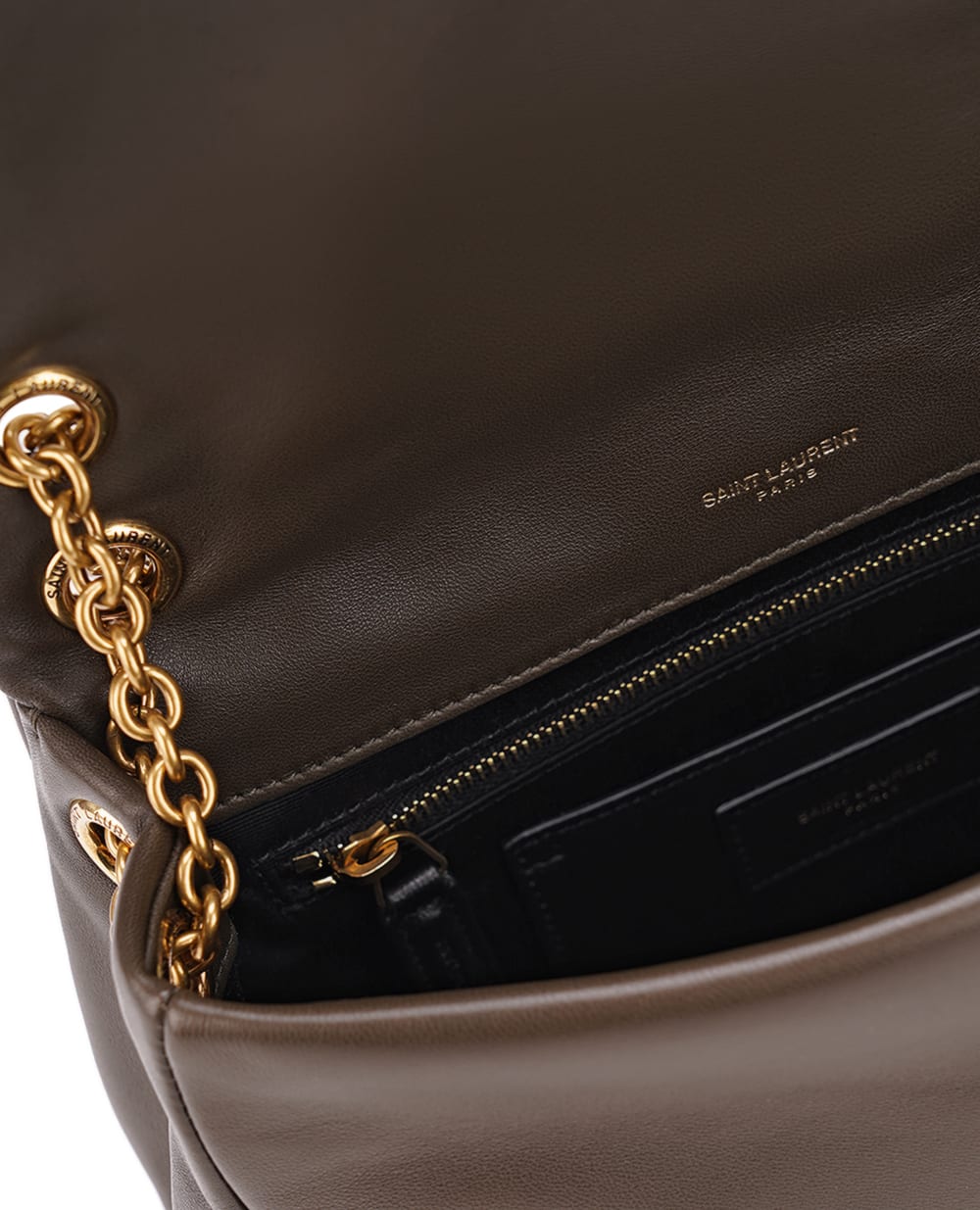 Кожаная сумка Jamie Small Saint Laurent 763475-AAB32, коричневый цвет • Купить в интернет-магазине Kameron