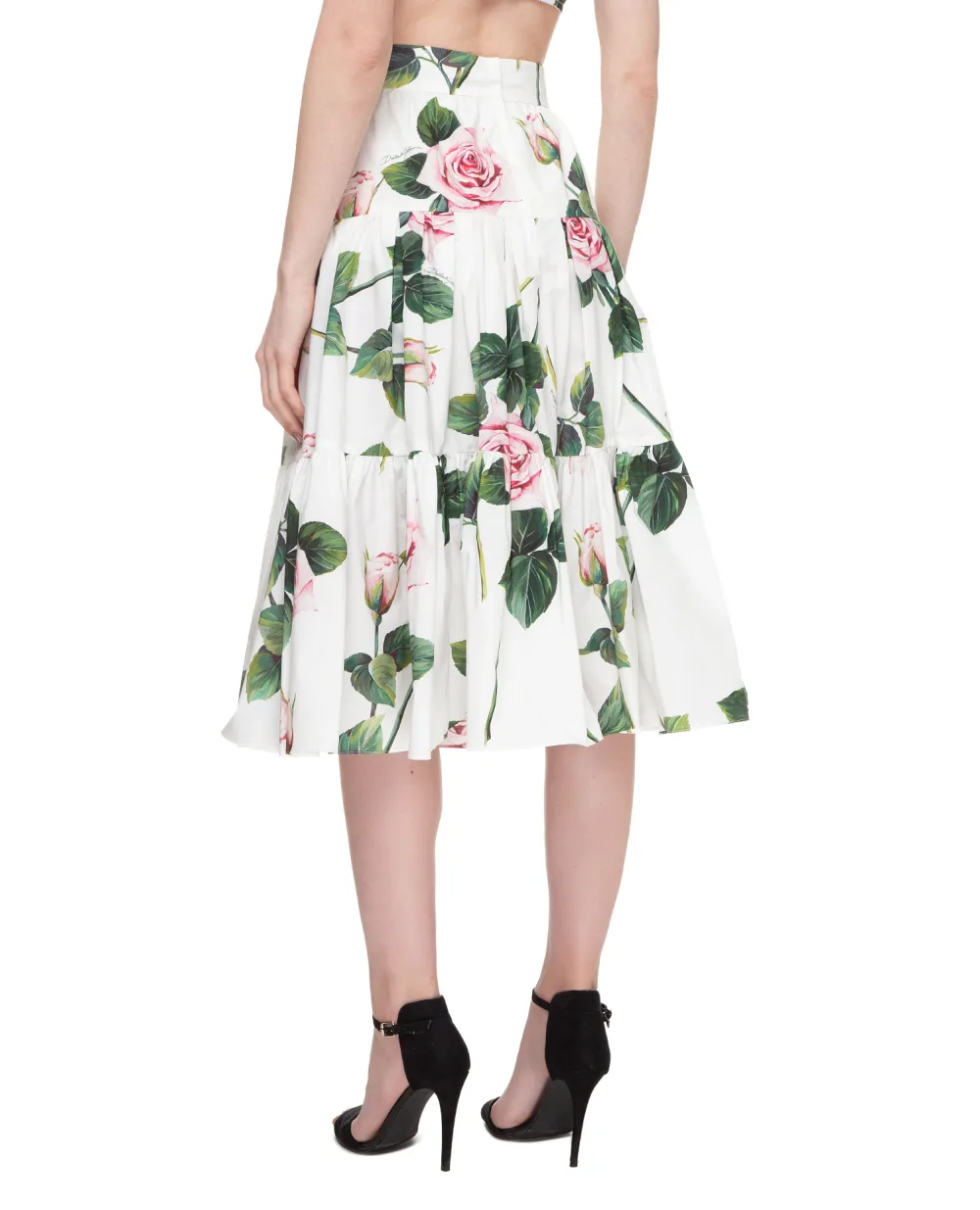 Юбка Dolce&Gabbana F4BM0T-HS5FZ, белый цвет • Купить в интернет-магазине Kameron