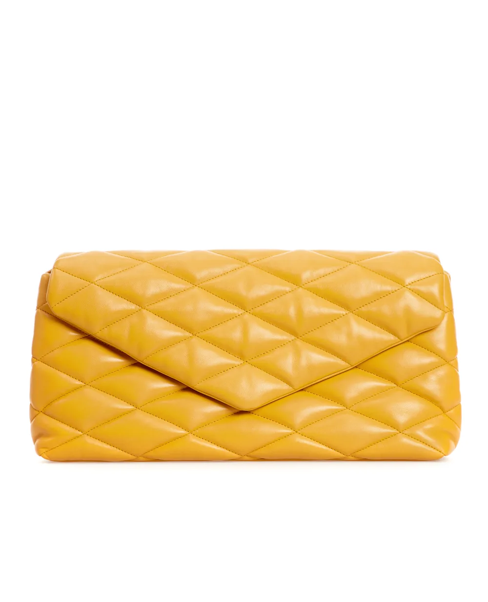 Кожаная сумка Sade Saint Laurent 655004-1EL01, желтый цвет • Купить в интернет-магазине Kameron
