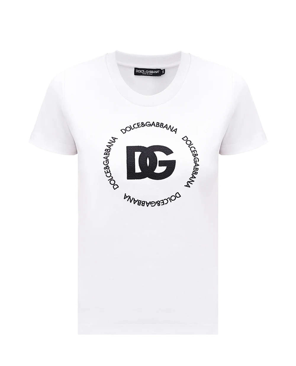 Футболка Dolce&Gabbana F8T00Z-GDB5U, белый цвет • Купить в интернет-магазине Kameron
