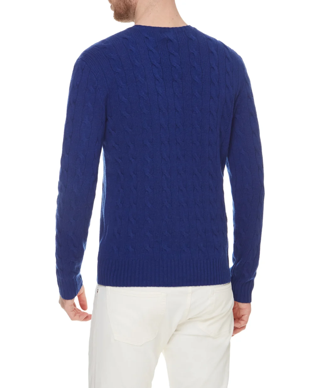 Шерстяной джемпер Polo Ralph Lauren 710719546006, синий цвет • Купить в интернет-магазине Kameron