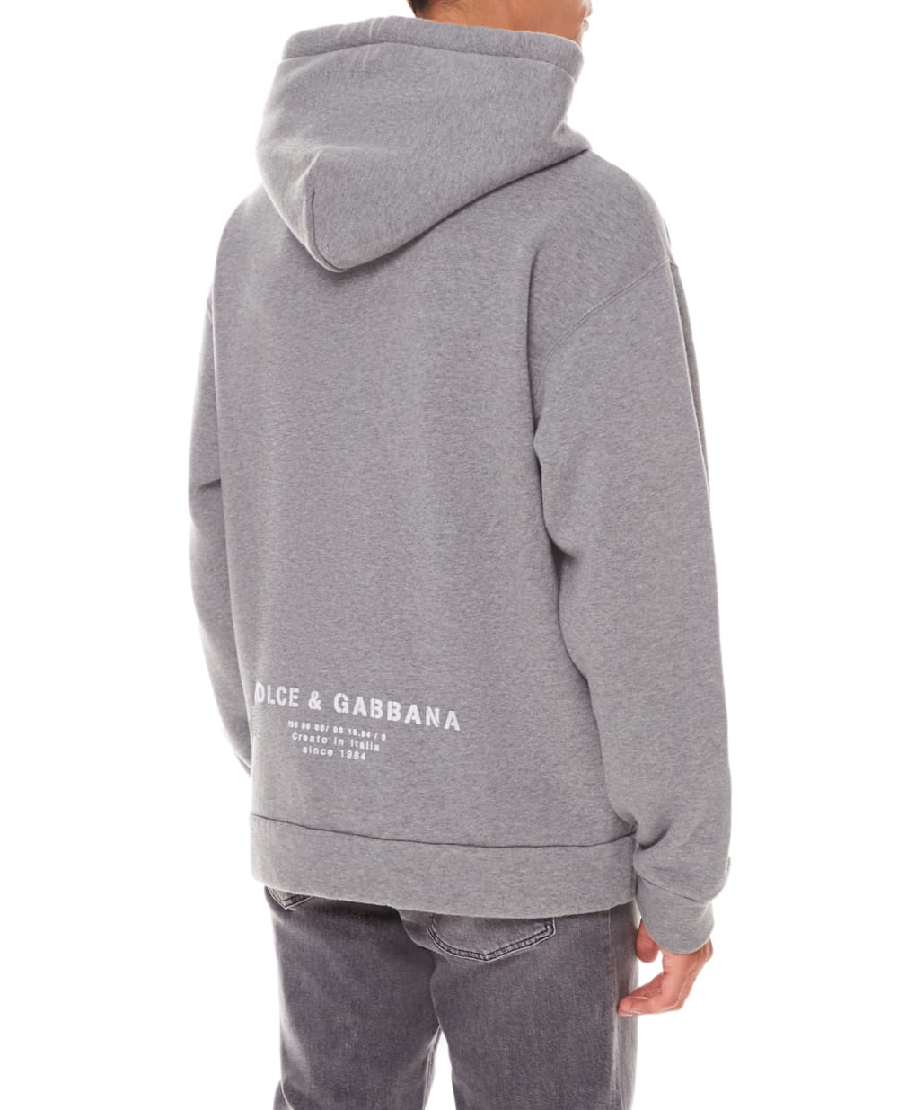 Худи Dolce&Gabbana G9VU7T-FU77G, серый цвет • Купить в интернет-магазине Kameron