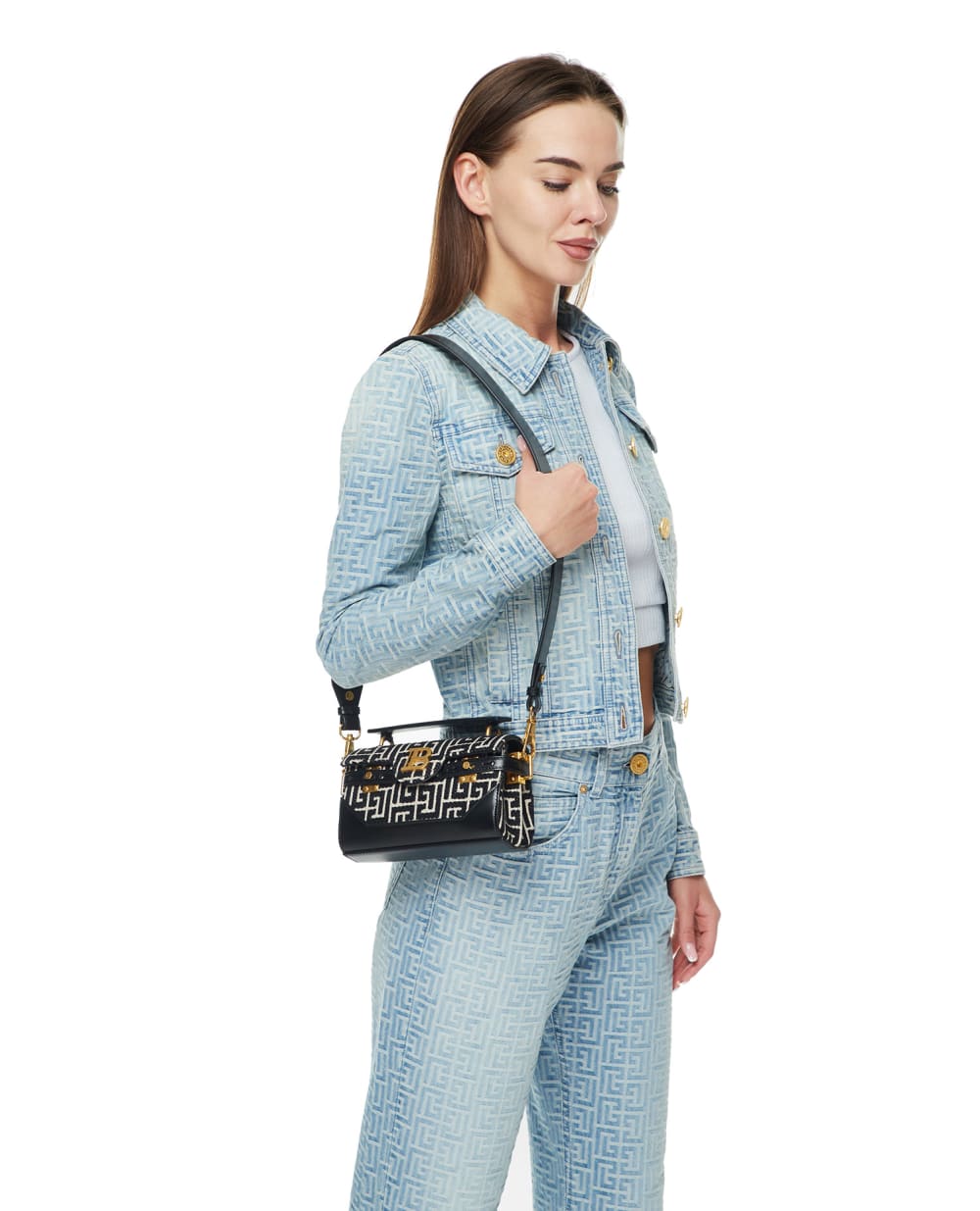 Сумка Balmain AN1AE742TJGH, черный цвет • Купить в интернет-магазине Kameron