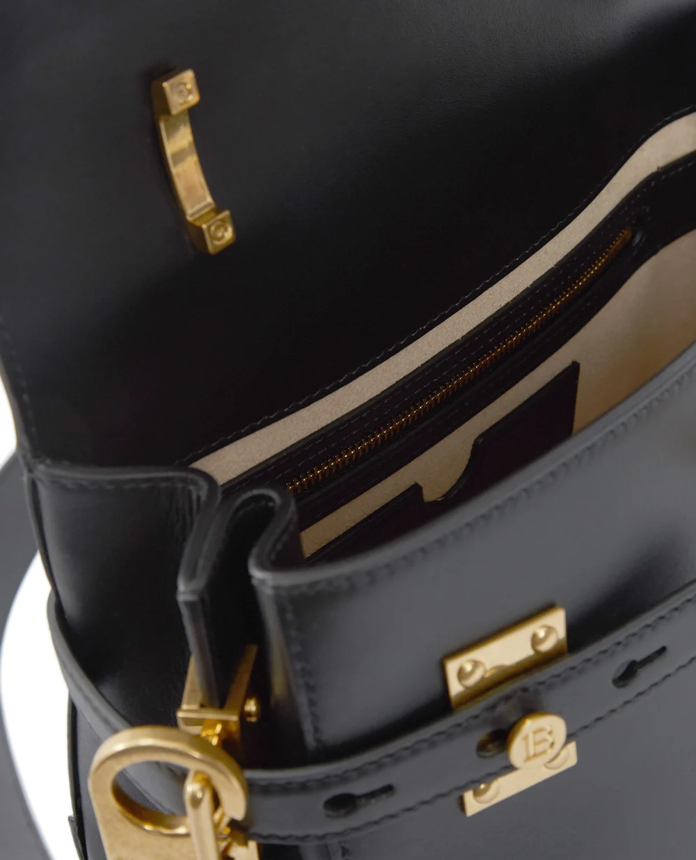 Кожаная сумка Balmain WN1DB526LVPT, черный цвет • Купить в интернет-магазине Kameron