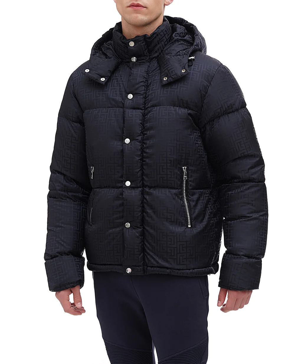 Пуховик Balmain BH1TP035XB11, черный цвет • Купить в интернет-магазине Kameron