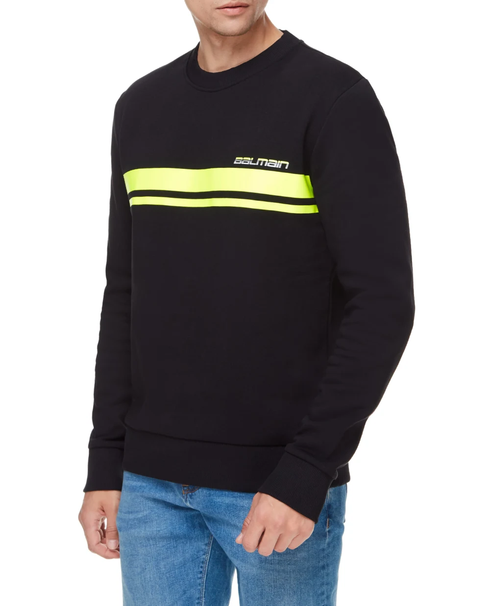 Свитшот Balmain WH2JQ040B158, черный цвет • Купить в интернет-магазине Kameron