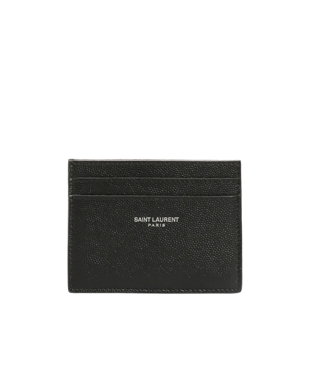 Кожаная визитница Saint Laurent 375946-BTY0N-, черный цвет • Купить в интернет-магазине Kameron