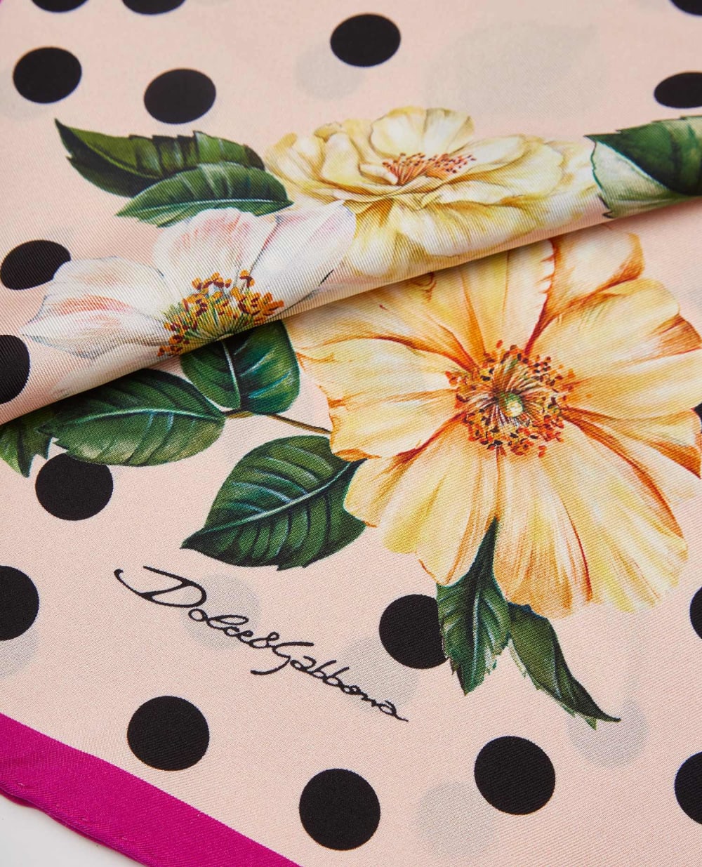 Шелковый платок Dolce&Gabbana FN093R-GDV61, разноцветный цвет • Купить в интернет-магазине Kameron
