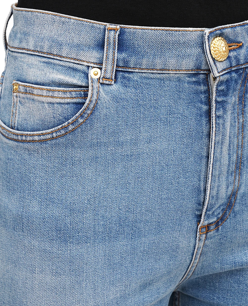 Джинси Balmain DF1MG008DE81, блакитний колір • Купити в інтернет-магазині Kameron