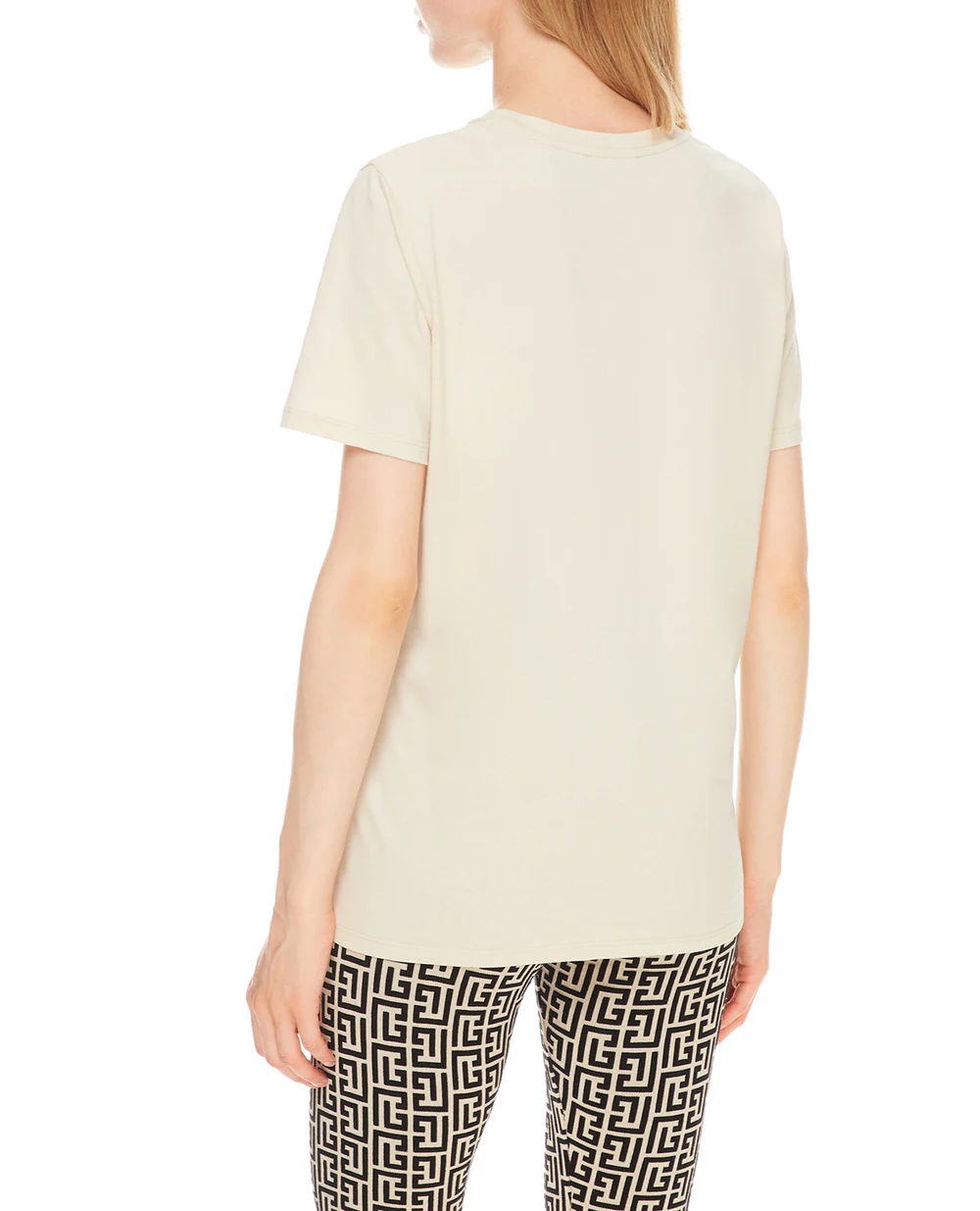 Футболка Balmain WF1EF000B091-S, бежевый цвет • Купить в интернет-магазине Kameron