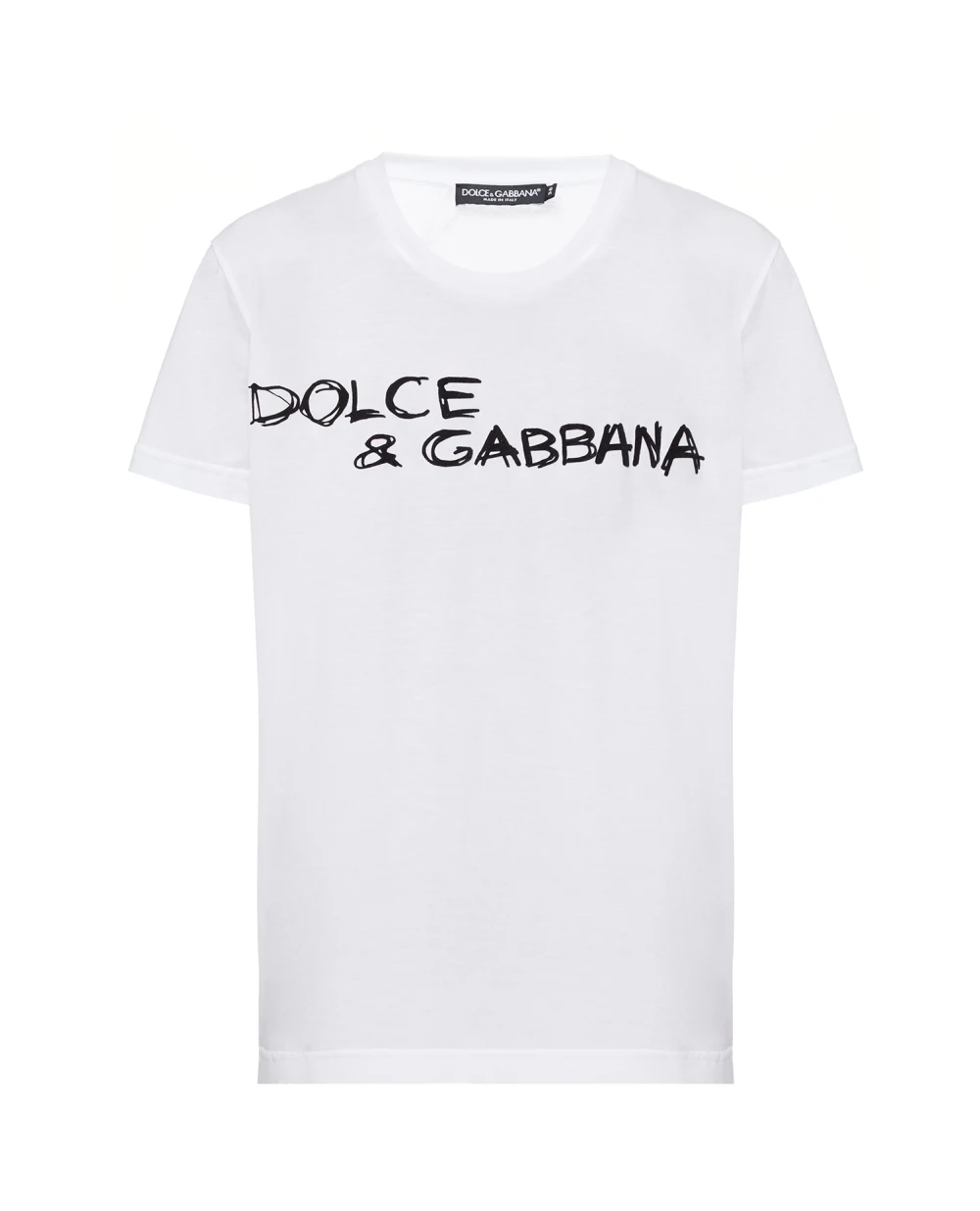 Футболка Dolce&Gabbana F8L61T-G7XAZ, белый цвет • Купить в интернет-магазине Kameron