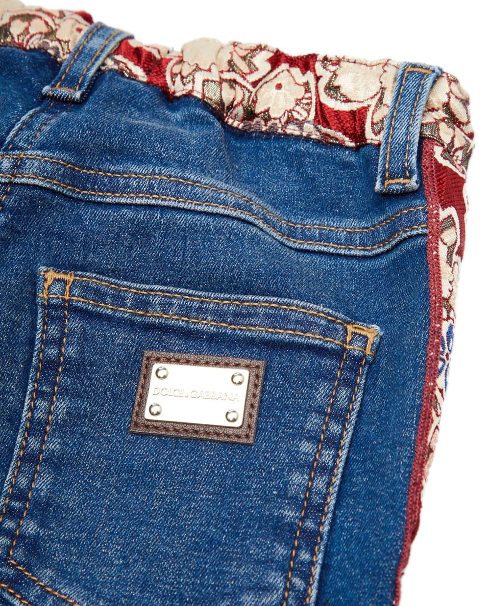Дитячі джинси Dolce&Gabbana Kids L52F22-G7YPT-S, синій колір • Купити в інтернет-магазині Kameron