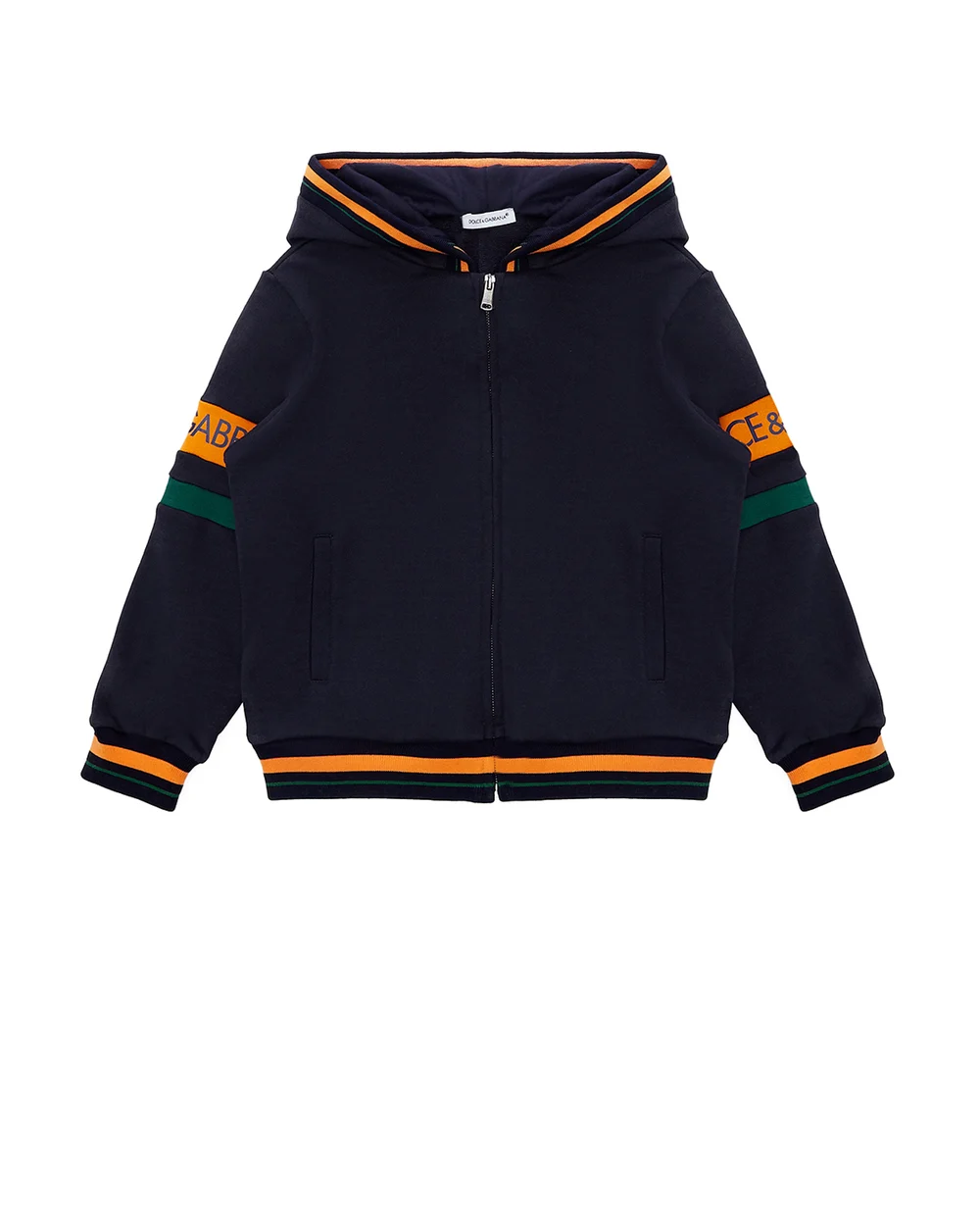Худи Dolce&Gabbana Kids L4JW8R-G7WWT-B, синий цвет • Купить в интернет-магазине Kameron