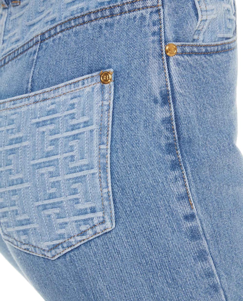 Джинсы Balmain WF1MJ025D129, голубой цвет • Купить в интернет-магазине Kameron
