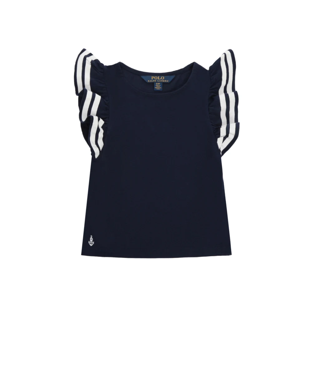 Топ Polo Ralph Lauren Kids 313738315002, синий цвет • Купить в интернет-магазине Kameron