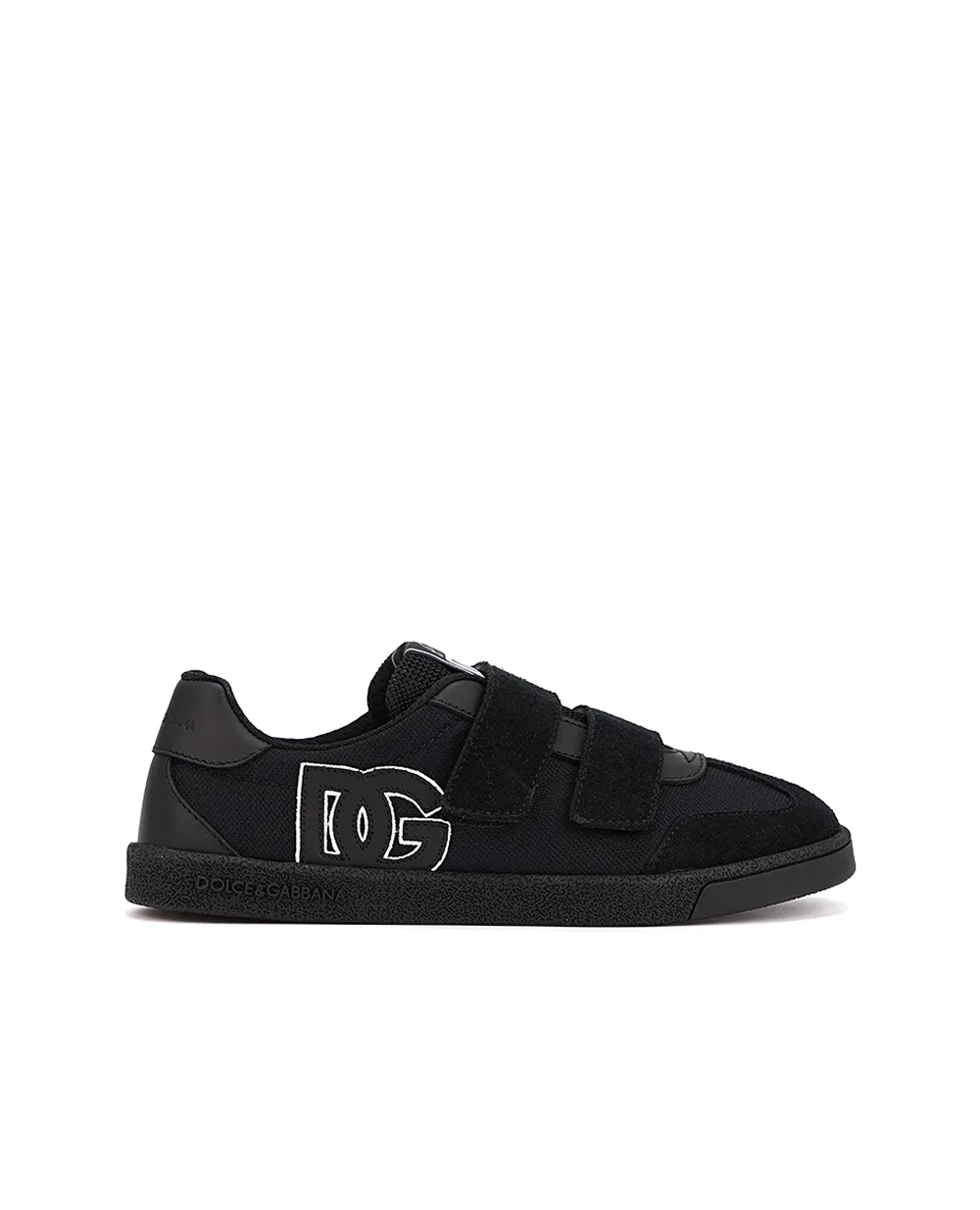 Детские кеды Dolce&Gabbana Kids DA5254-A4278-L, черный цвет • Купить в интернет-магазине Kameron