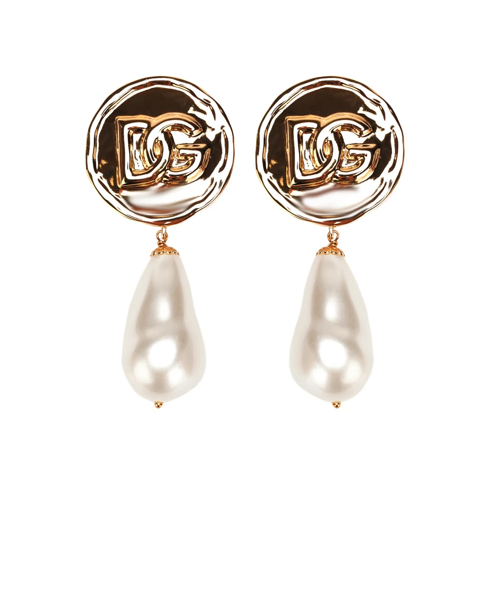 Серьги DG Logo Dolce&Gabbana WEP8L5-W1111, золотой цвет • Купить в интернет-магазине Kameron
